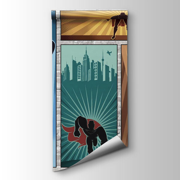 Collection of superhero posters