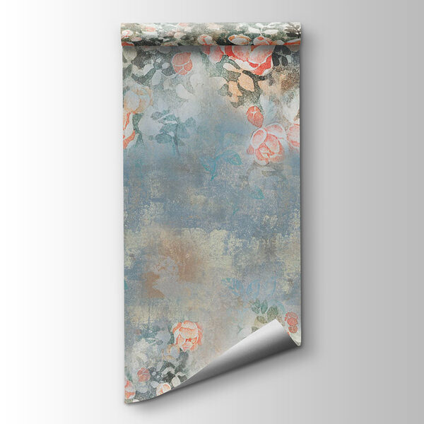 Painting of flowers and leaves