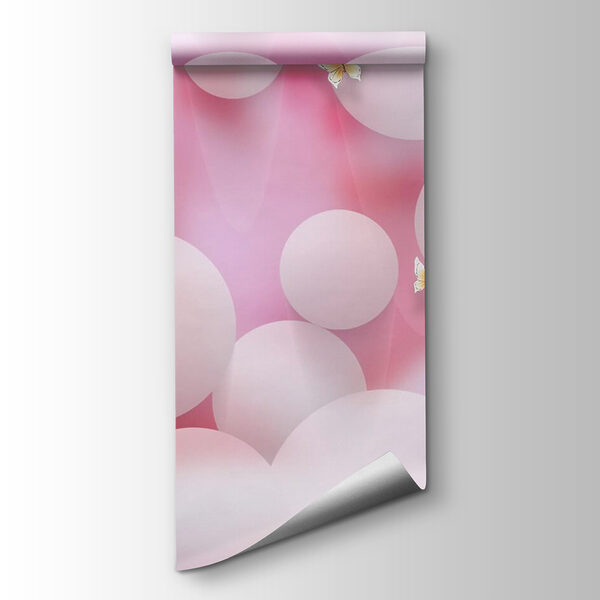 Pink flowers and butterflies Pink flowers and butterflies