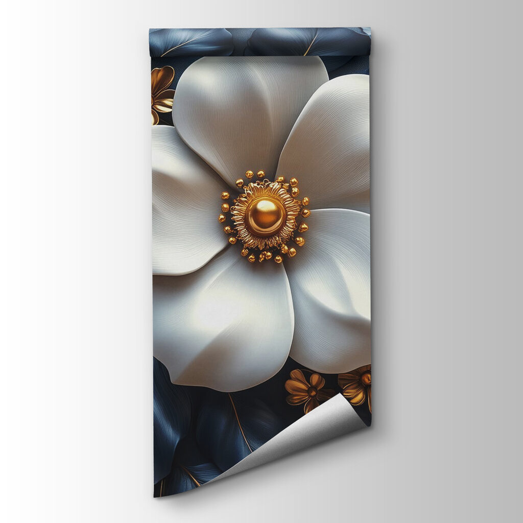 Elegant floral arrangement on textured background