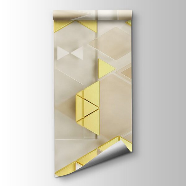 Textured geometric design in soft colors