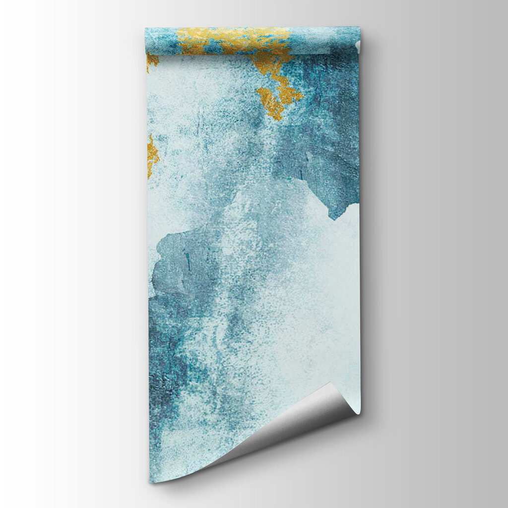 Blue and yellow paint Blue and yellow paint