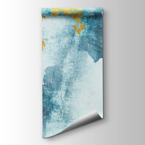 Blue and yellow paint Blue and yellow paint