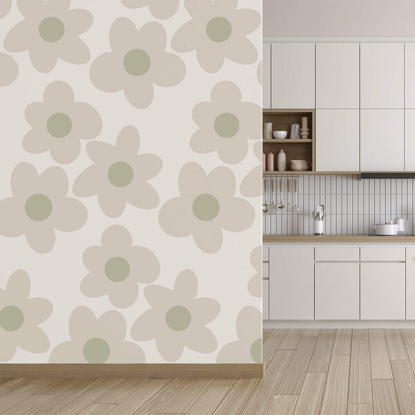 Motif floral sur fond blanc Motif floral sur fond blanc