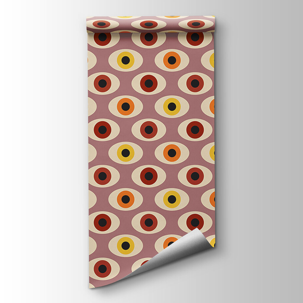 A pattern of colorful ovals A pattern of colorful ovals
