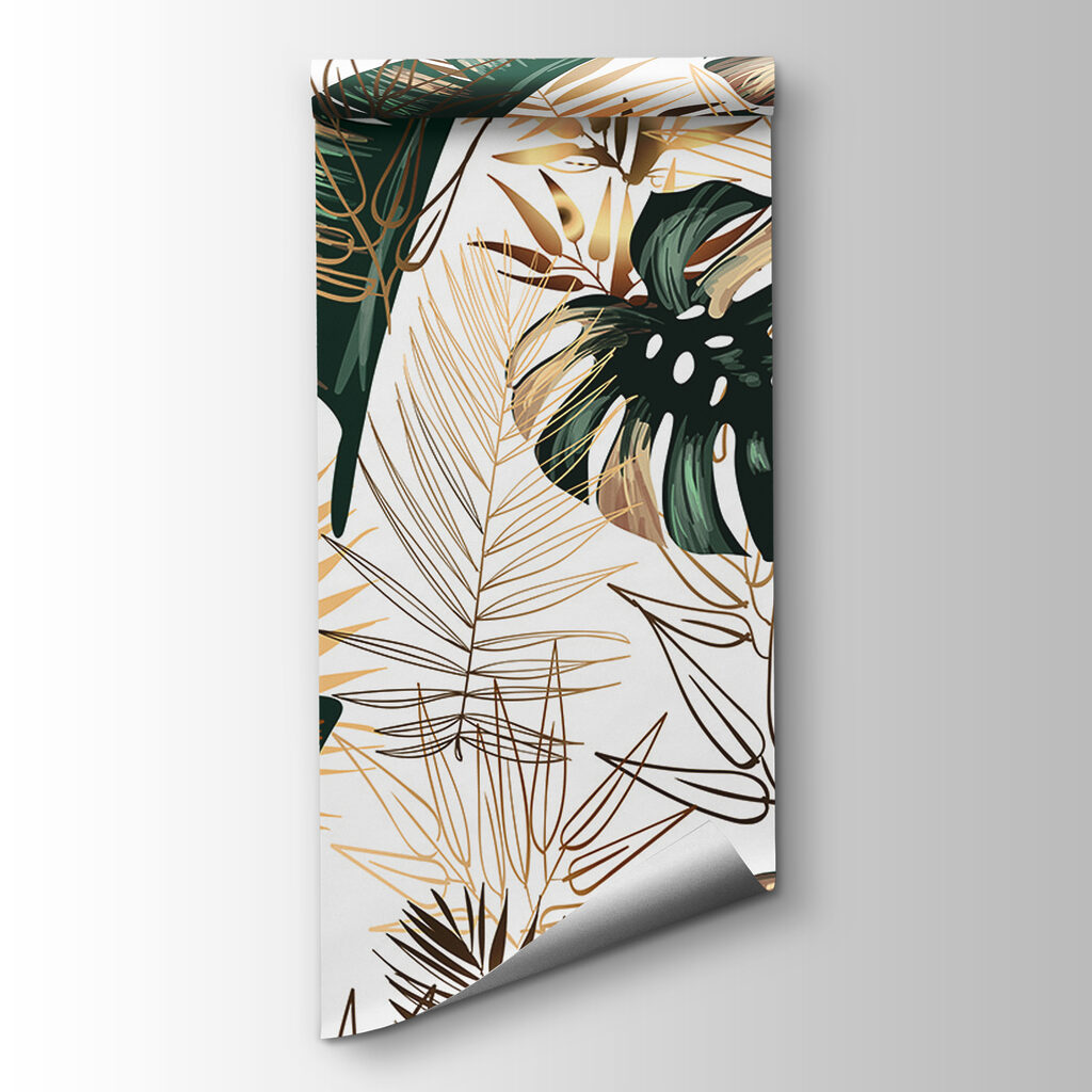 Lush Tropical Leaves in Elegant Design Lush Tropical Leaves in Elegant Design