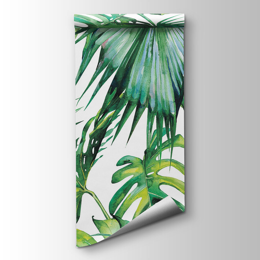 Lush green leaves in vibrant arrangement Lush green leaves in vibrant arrangement