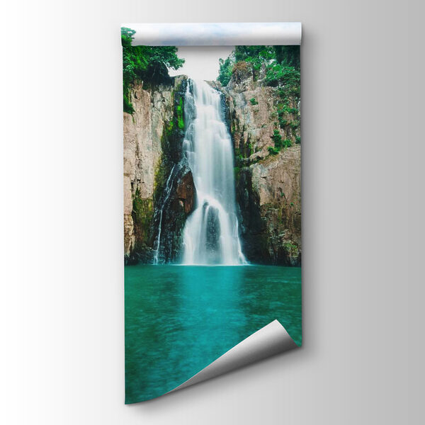 Waterfall in a rocky area Waterfall in a rocky area