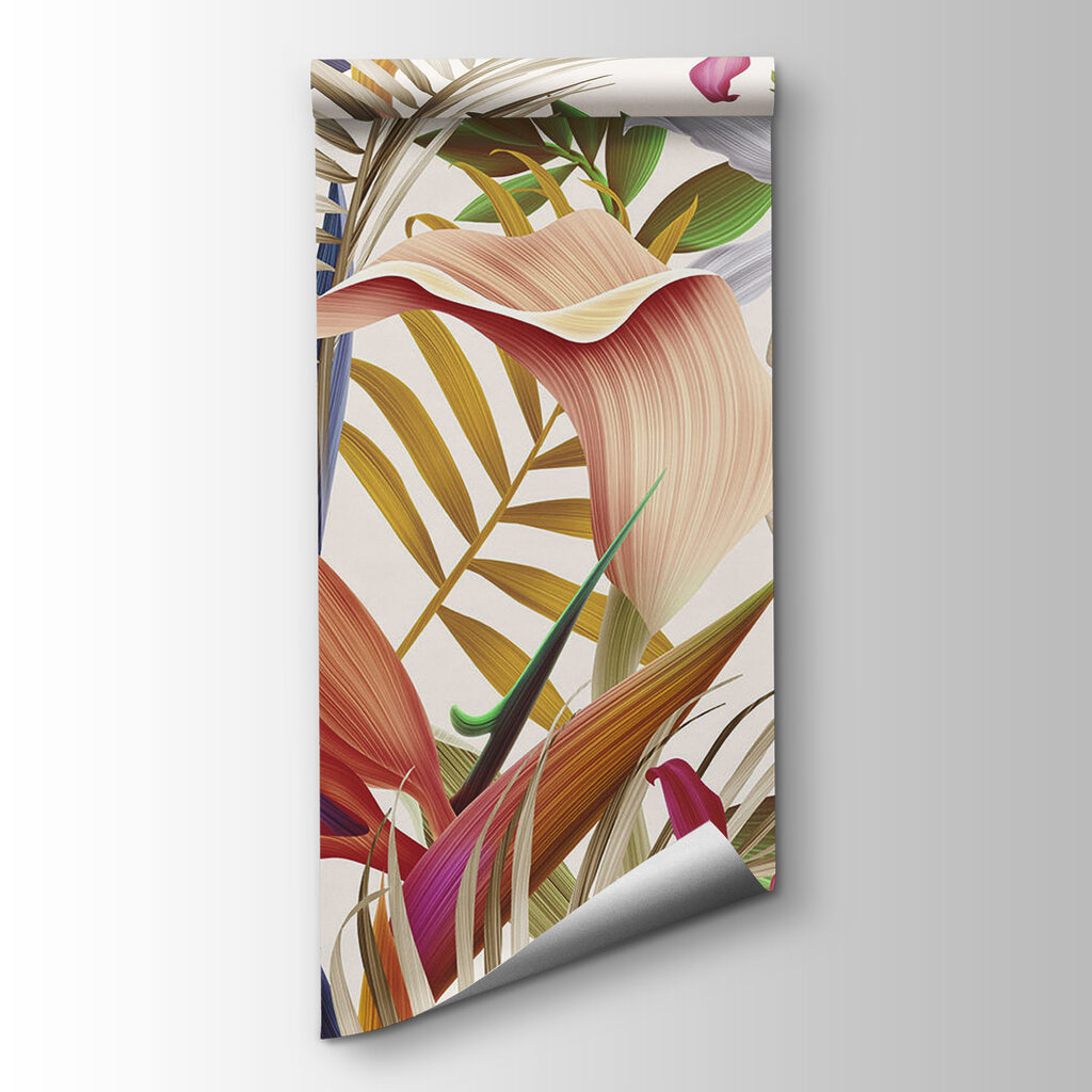 Vibrant tropical foliage in harmony Vibrant tropical foliage in harmony