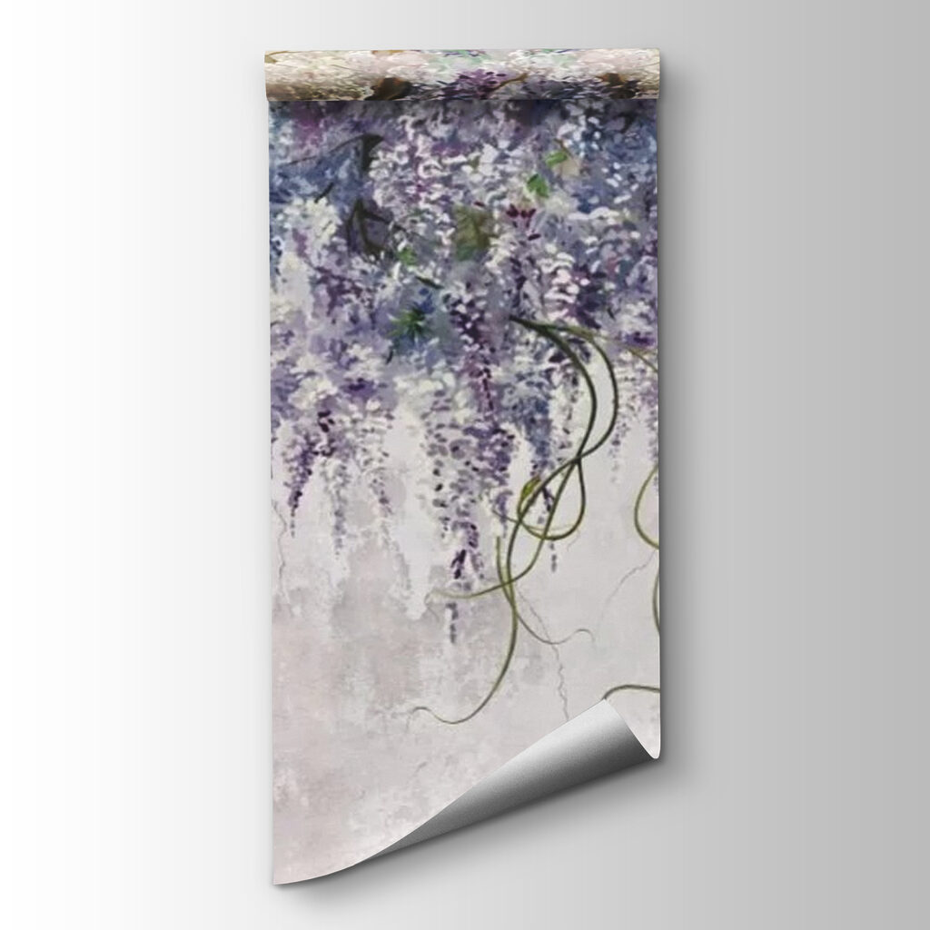 Painting of a wisteria Painting of a wisteria