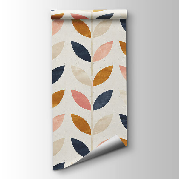 Pattern of colorful leaves