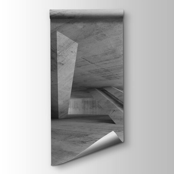 Concrete room with columns Concrete room with columns