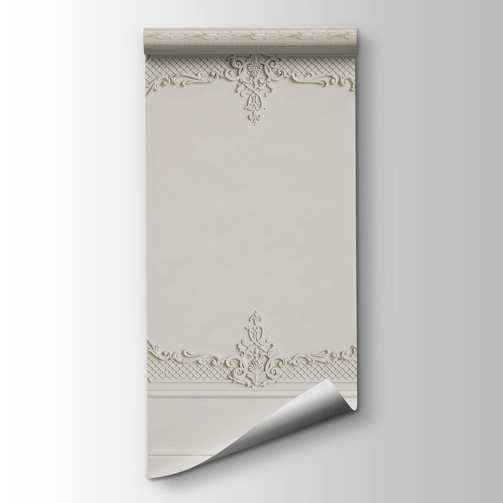 Wall with white walls Wall with white walls