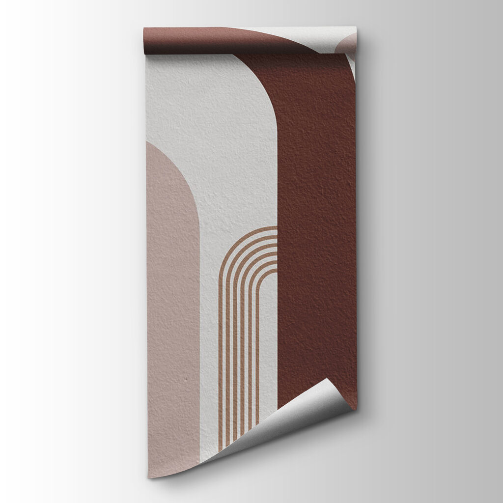 Abstract shapes in earthy tones Abstract shapes in earthy tones