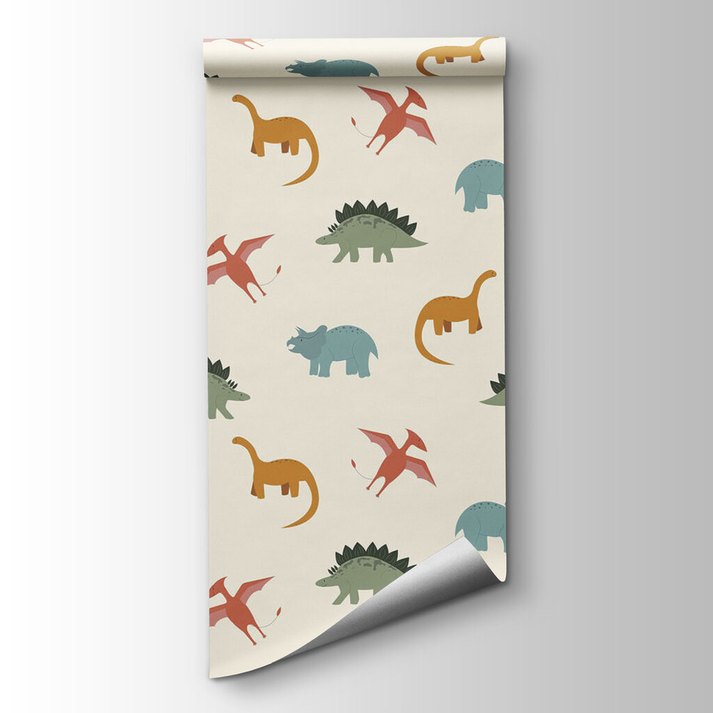 Pattern of cartoon dinosaurs Pattern of cartoon dinosaurs