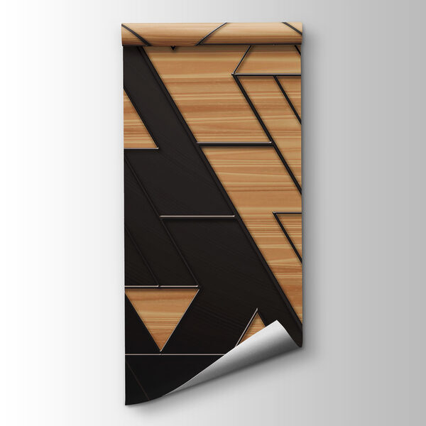 Black and brown triangle pattern Black and brown triangle pattern