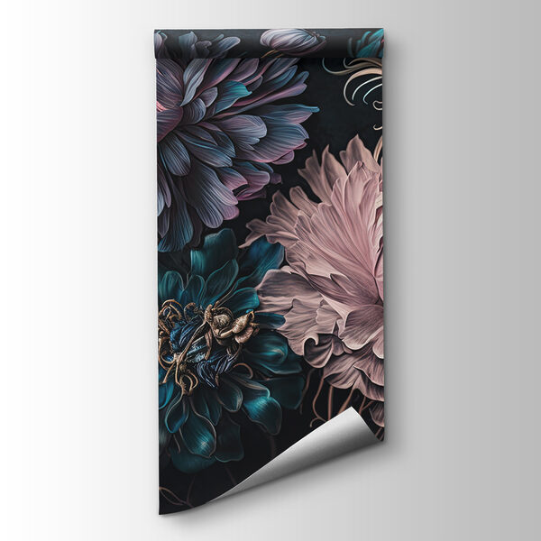 Elegant flowers on a dark background Elegant flowers on a dark background