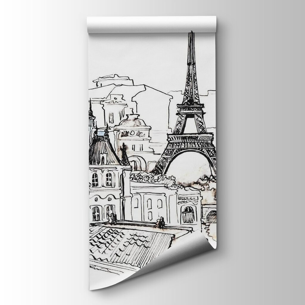 Drawing of a city Drawing of a city