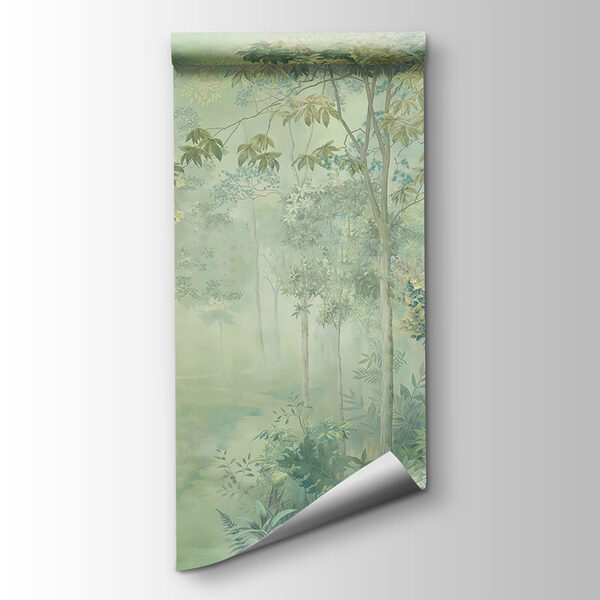 Painting of a forest