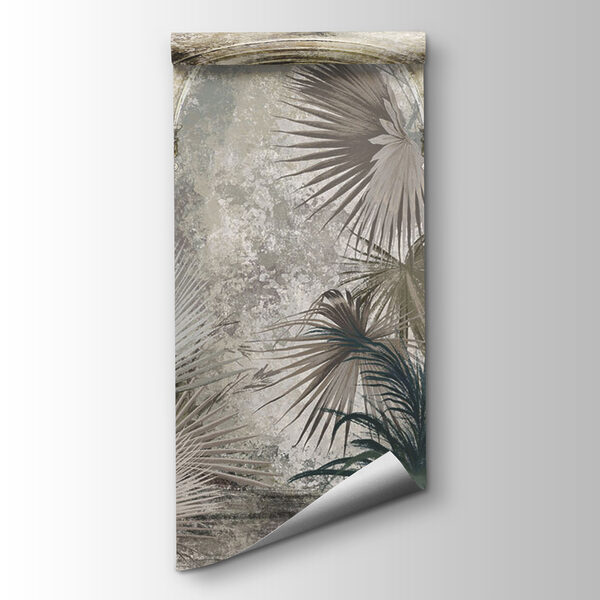 Painting of palm trees and columns Painting of palm trees and columns