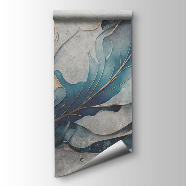 Elegant leaves in soft hues