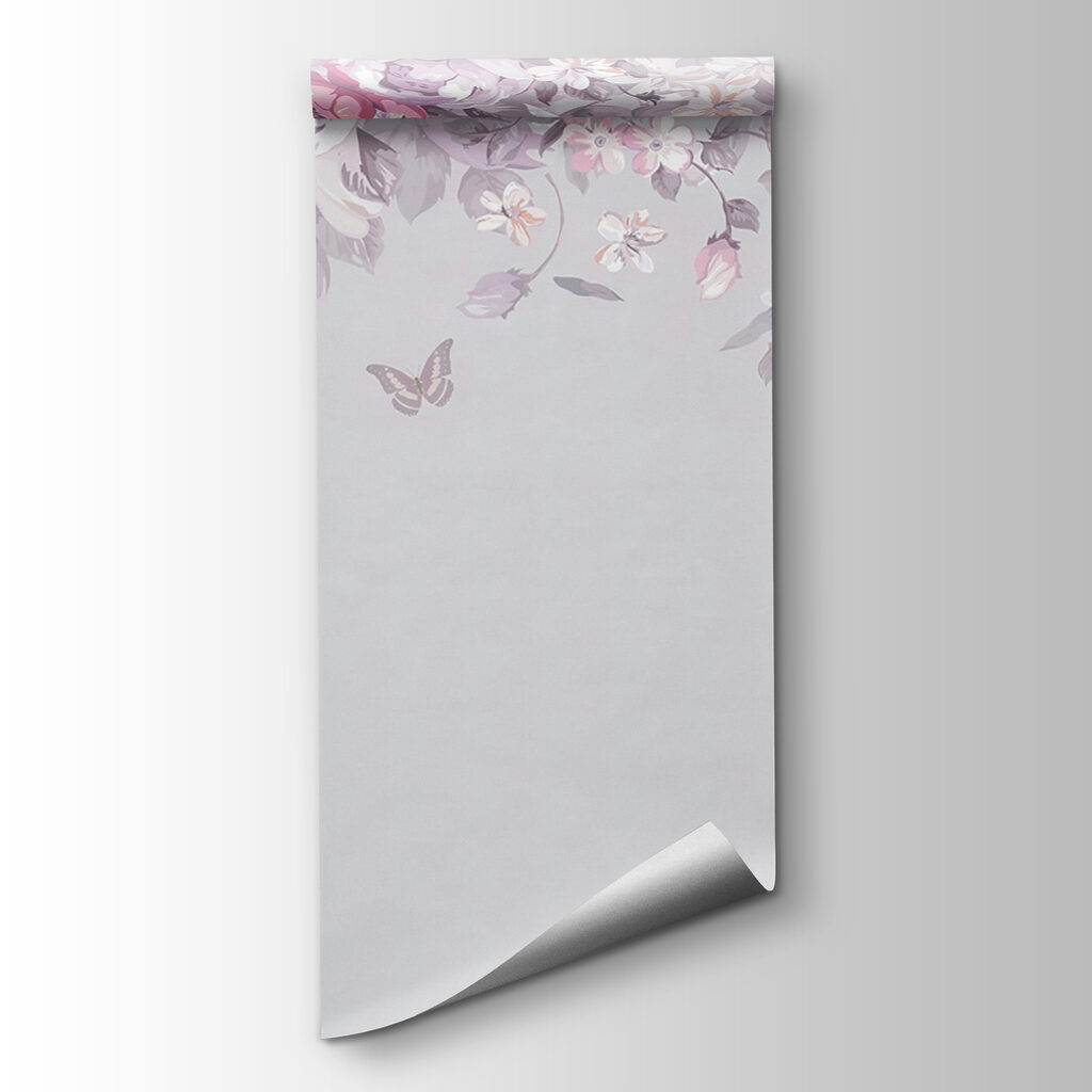 Floral pattern with butterflies Floral pattern with butterflies