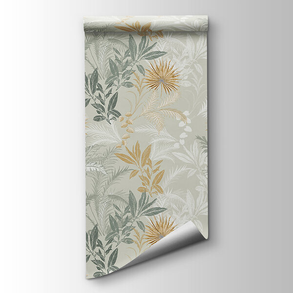 A pattern of leaves and flowers A pattern of leaves and flowers