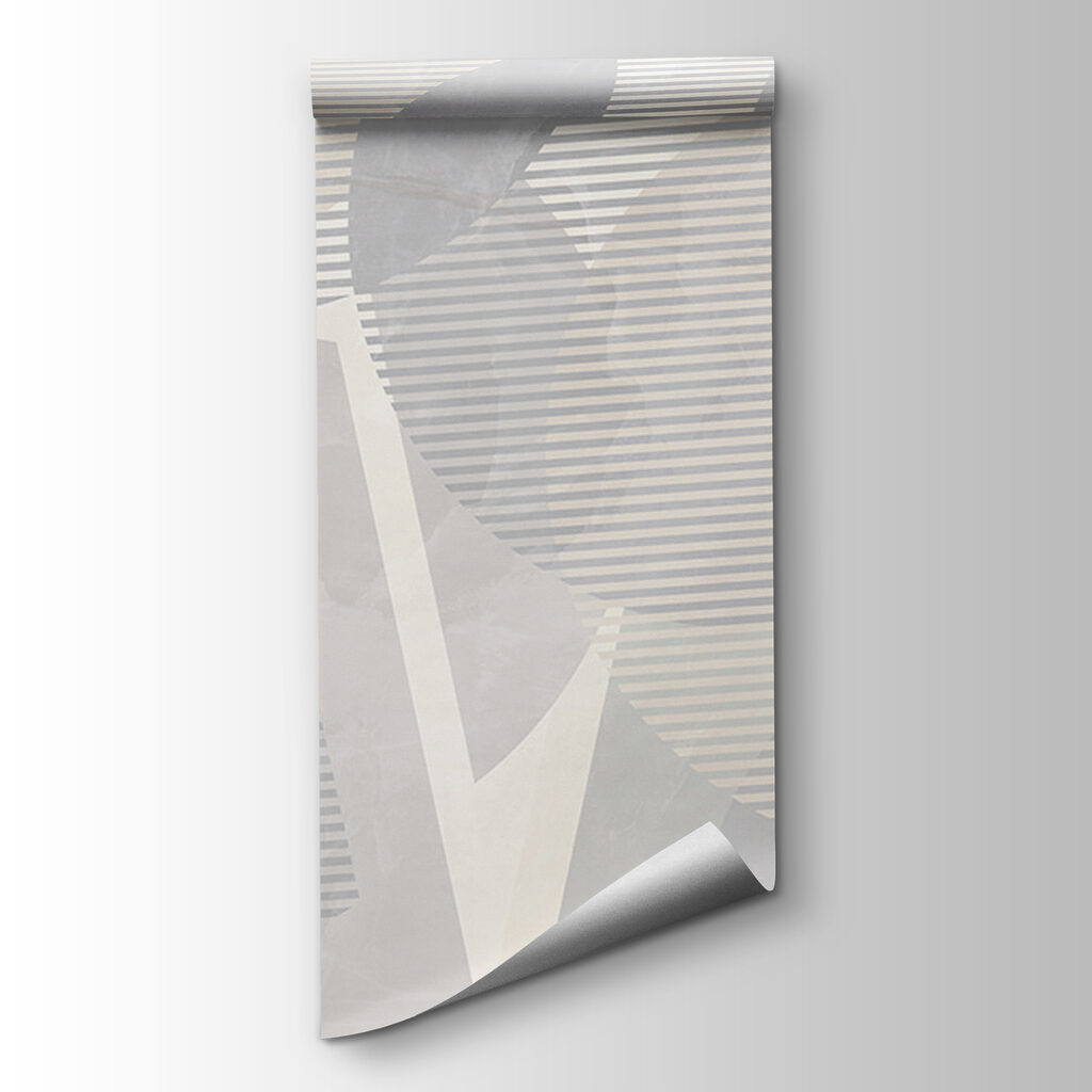 Grey and white abstract art Grey and white abstract art