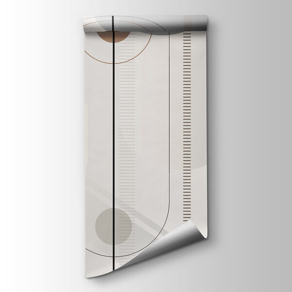 Abstract geometric shapes in soft tones Abstract geometric shapes in soft tones