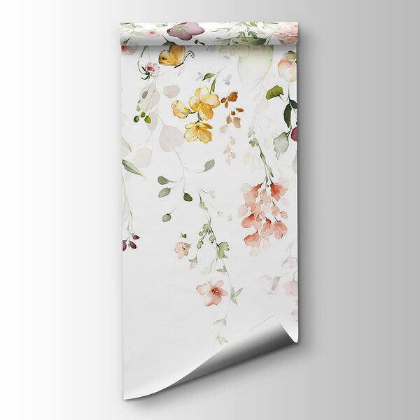 Painting of flowers and leaves Painting of flowers and leaves