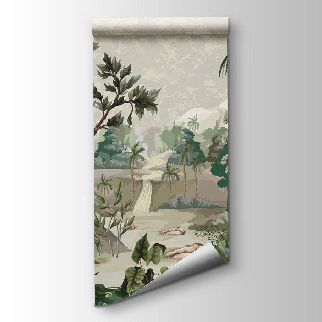 Painting of a forest