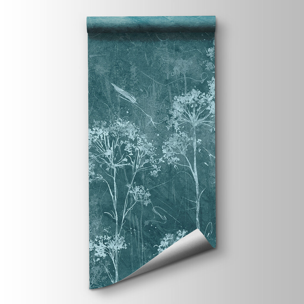 Artistic floral design on textured background Artistic floral design on textured background