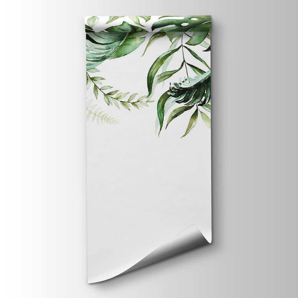 Row of green leaves Row of green leaves