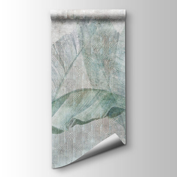 Elegant leaves on textured background Elegant leaves on textured background