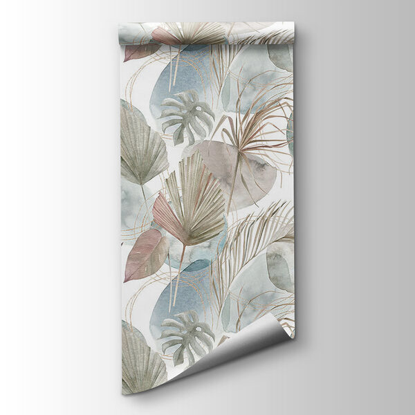 Pattern of leaves and circles Pattern of leaves and circles