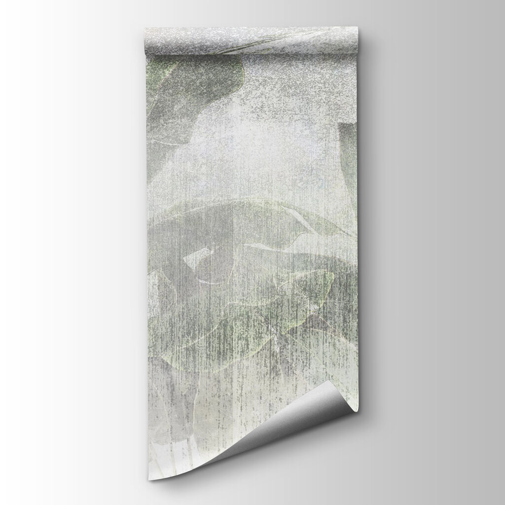 Soft leaves in muted tones