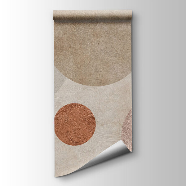 Abstract shapes in soft colors