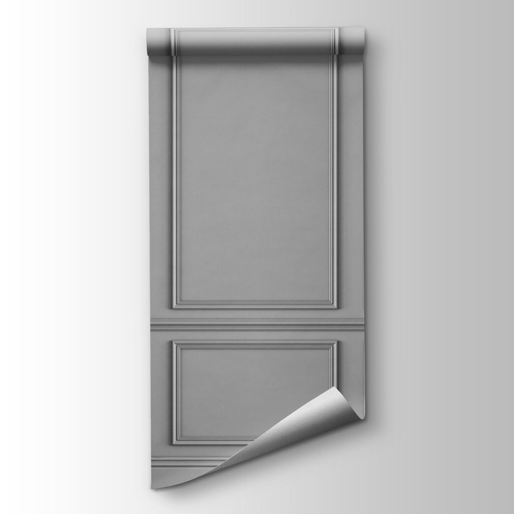 A wall with white panels A wall with white panels