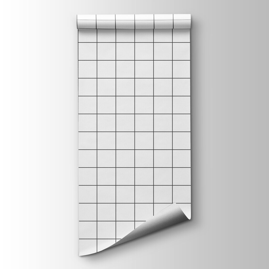 A grid of white squares