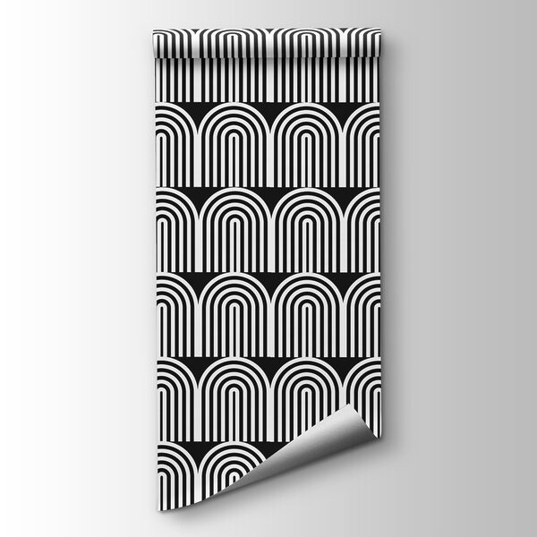 A black and white pattern A black and white pattern