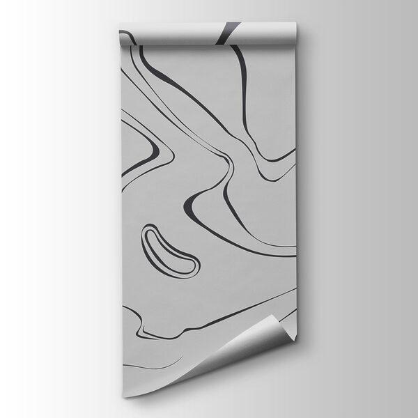 A grey and black swirls A grey and black swirls