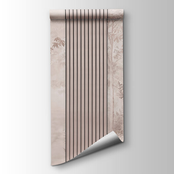 A wallpaper with trees and flowers A wallpaper with trees and flowers