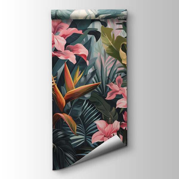 A close up of flowers and leaves A close up of flowers and leaves