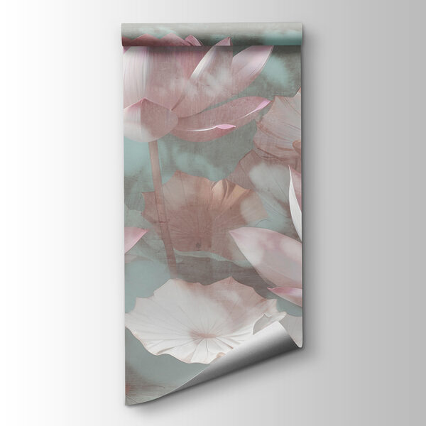 A group of pink flowers