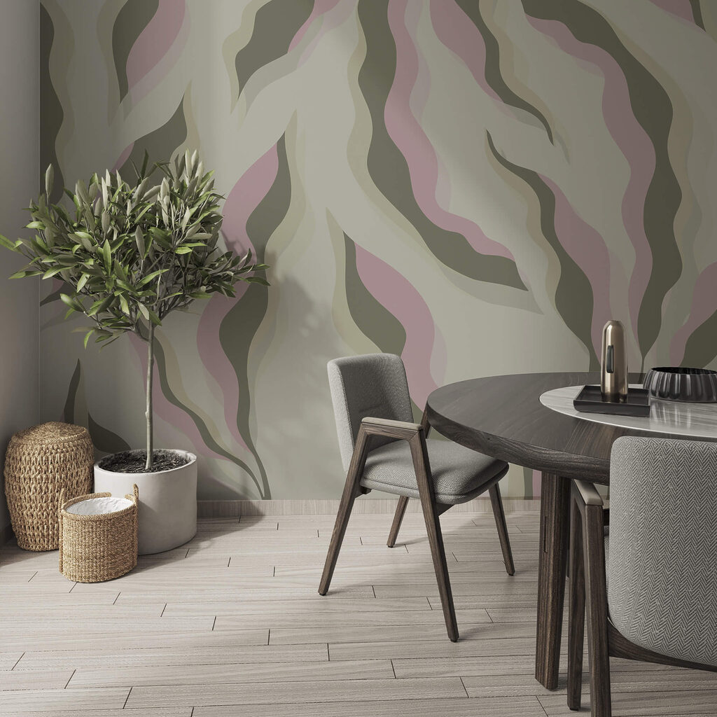 Motif de feuilles sur fond clair Motif de feuilles sur fond clair