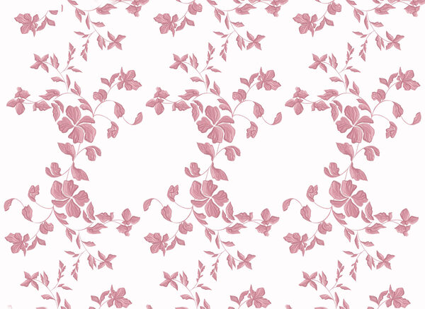 Pattern of pink flowers