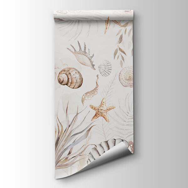 A watercolor sea life pattern A watercolor sea life pattern