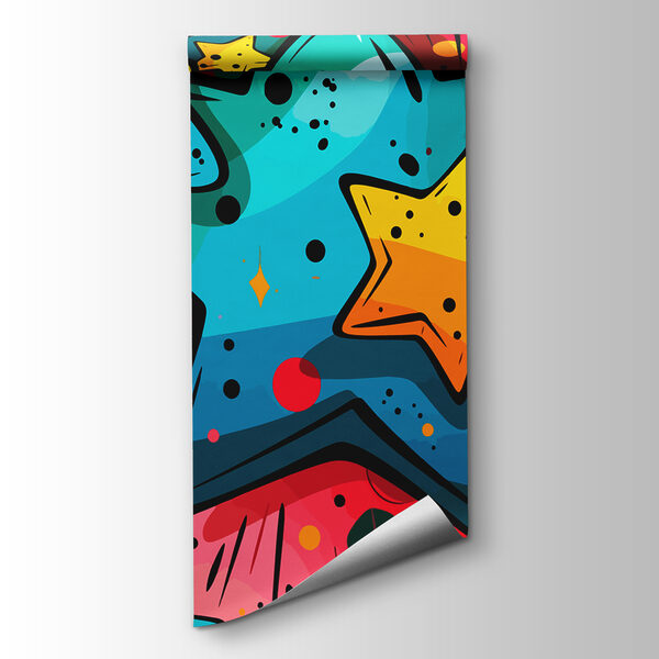 Colorful star pattern