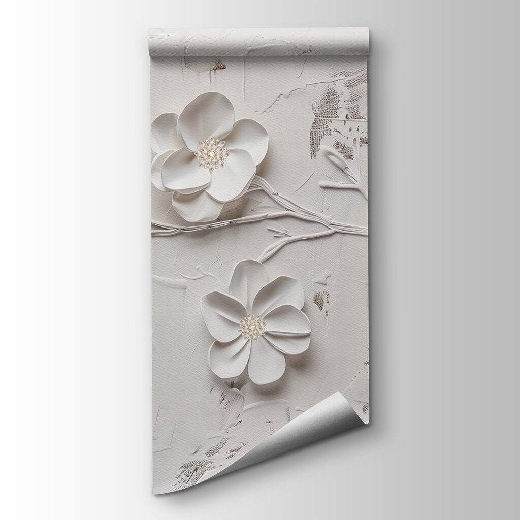 A white flowers on a white surface A white flowers on a white surface