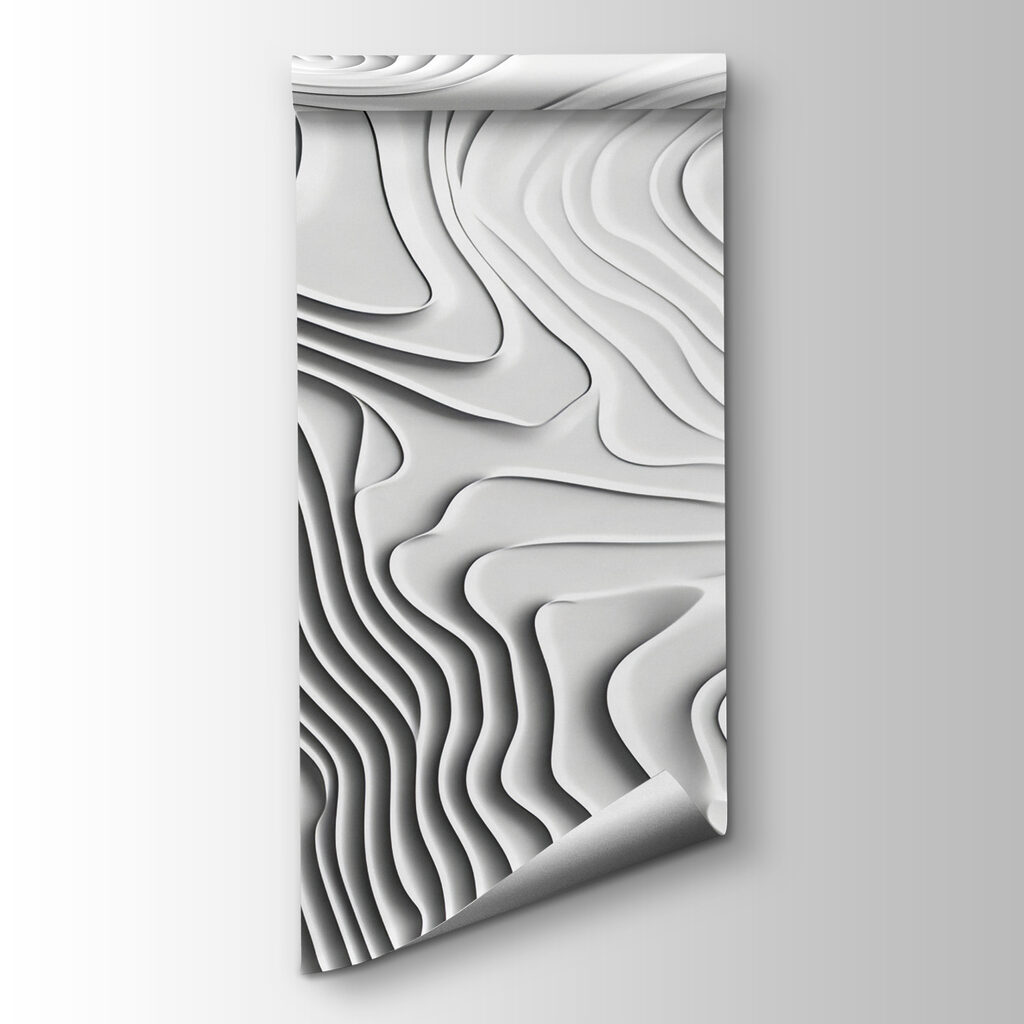 White surface with lines and shapes White surface with lines and shapes